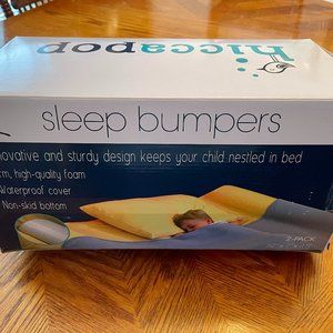 Hiccapop Foam Bed Bumpers for Toddlers (2-pack)